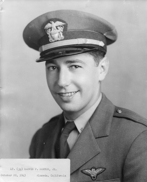 Lieutenant jg Marvin P Horton Jr. USN